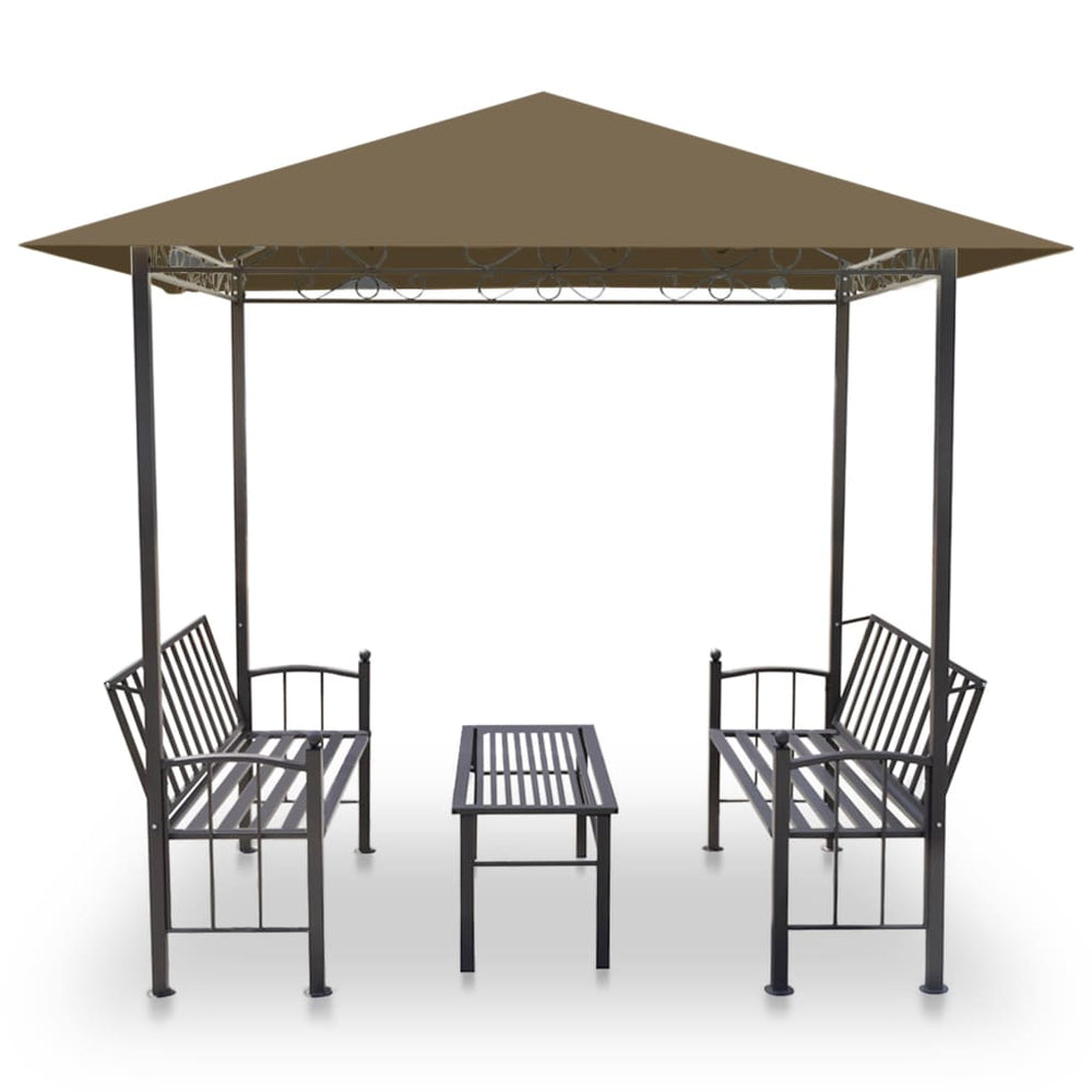 Gazebo JADE, taupe, 2.5x1.5cm
