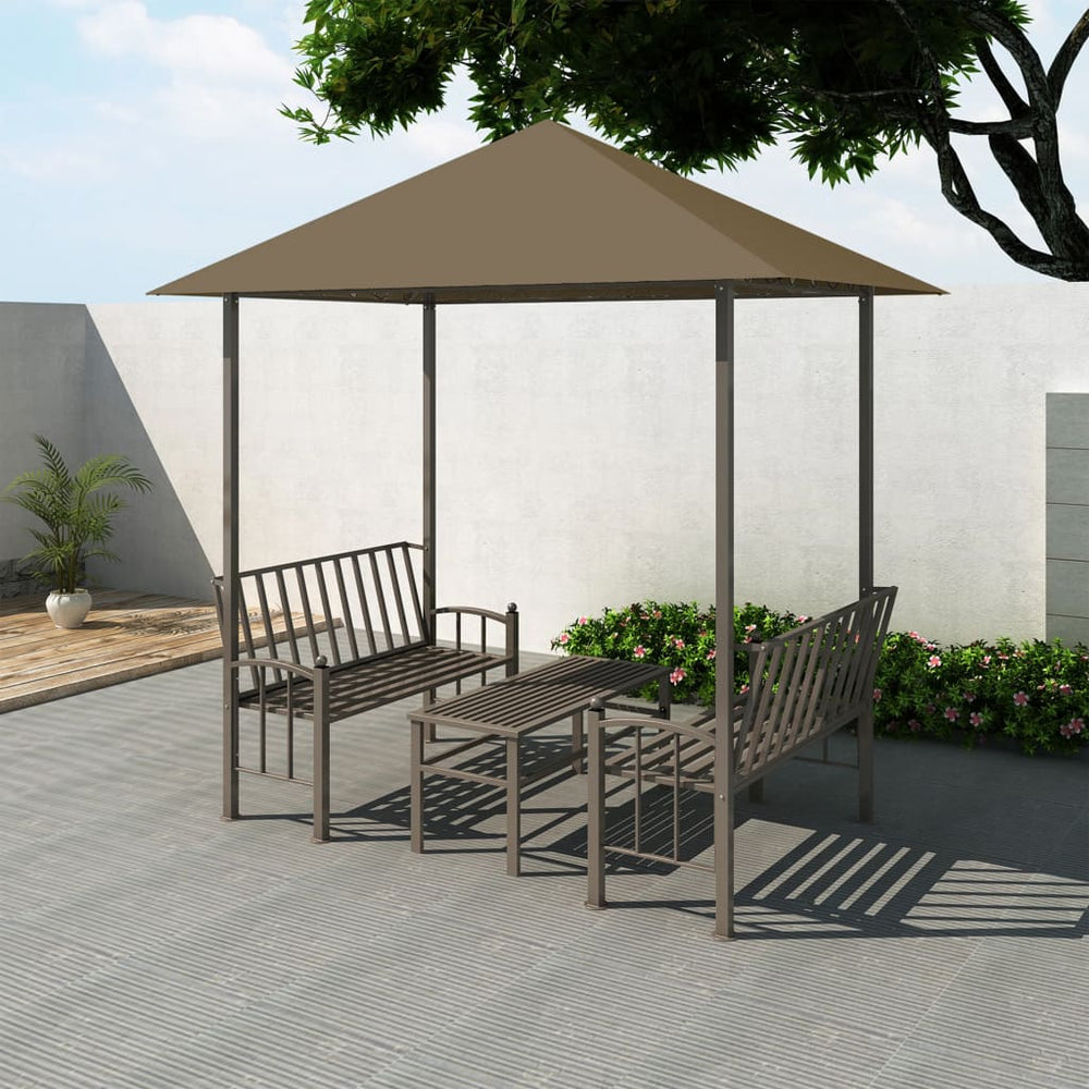 Gazebo JADE, taupe, 2.5x1.5cm