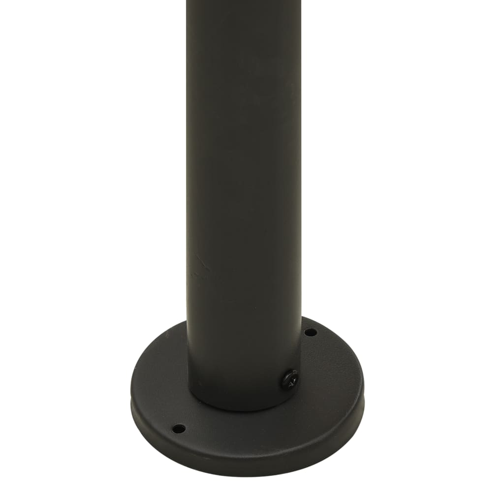 Pergola ar ievelkamu jumtu, antracīta krāsā, 3x3m, tērauds