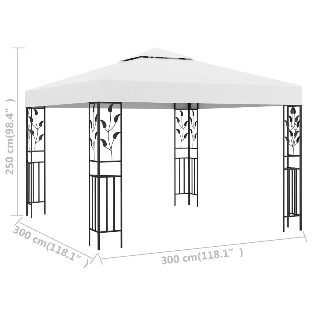 Nojume JADE, balta, 3x3m