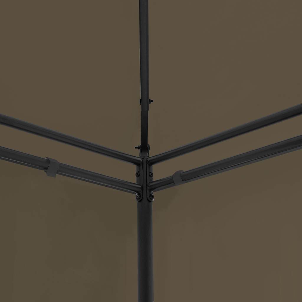 Pavėsinė, taupe spalvos, 600x298x270cm, 180g/m²
