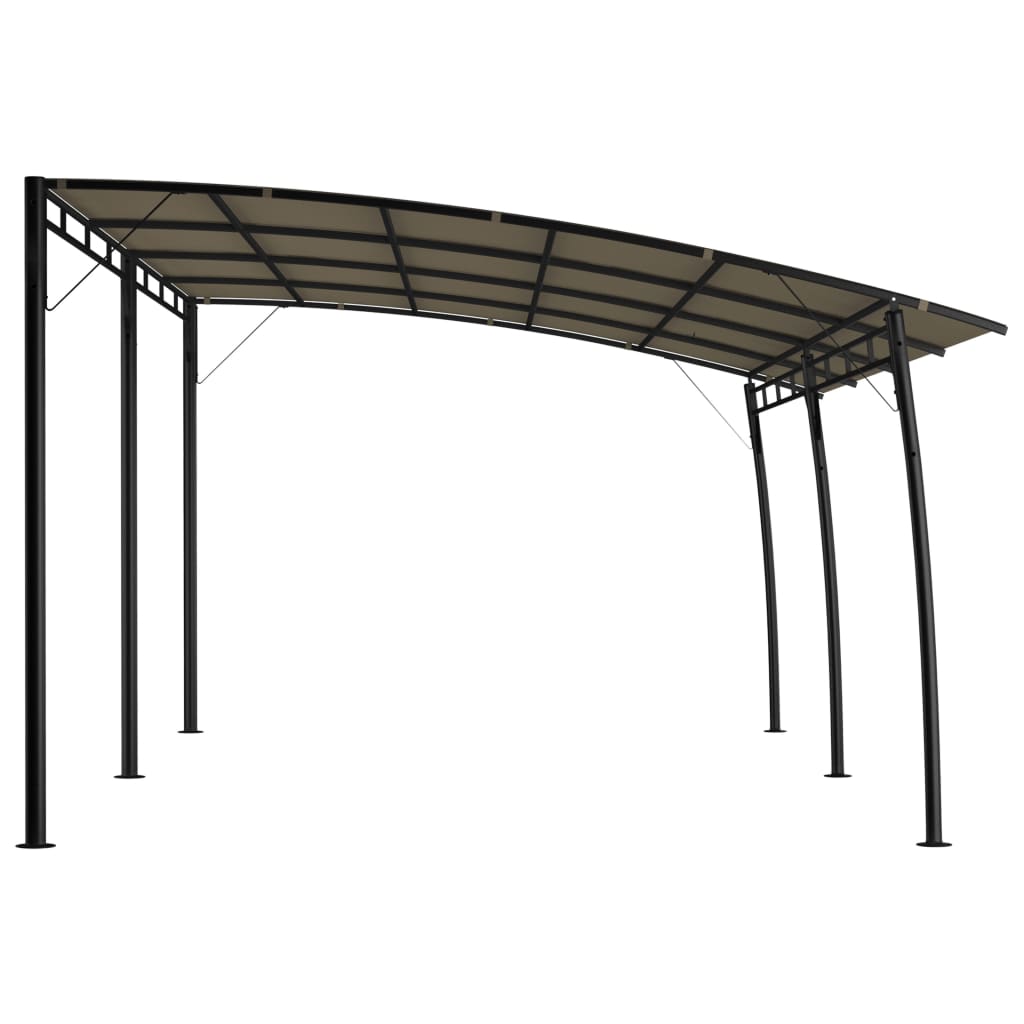 Gazebo JADE, taupe, 6x3m