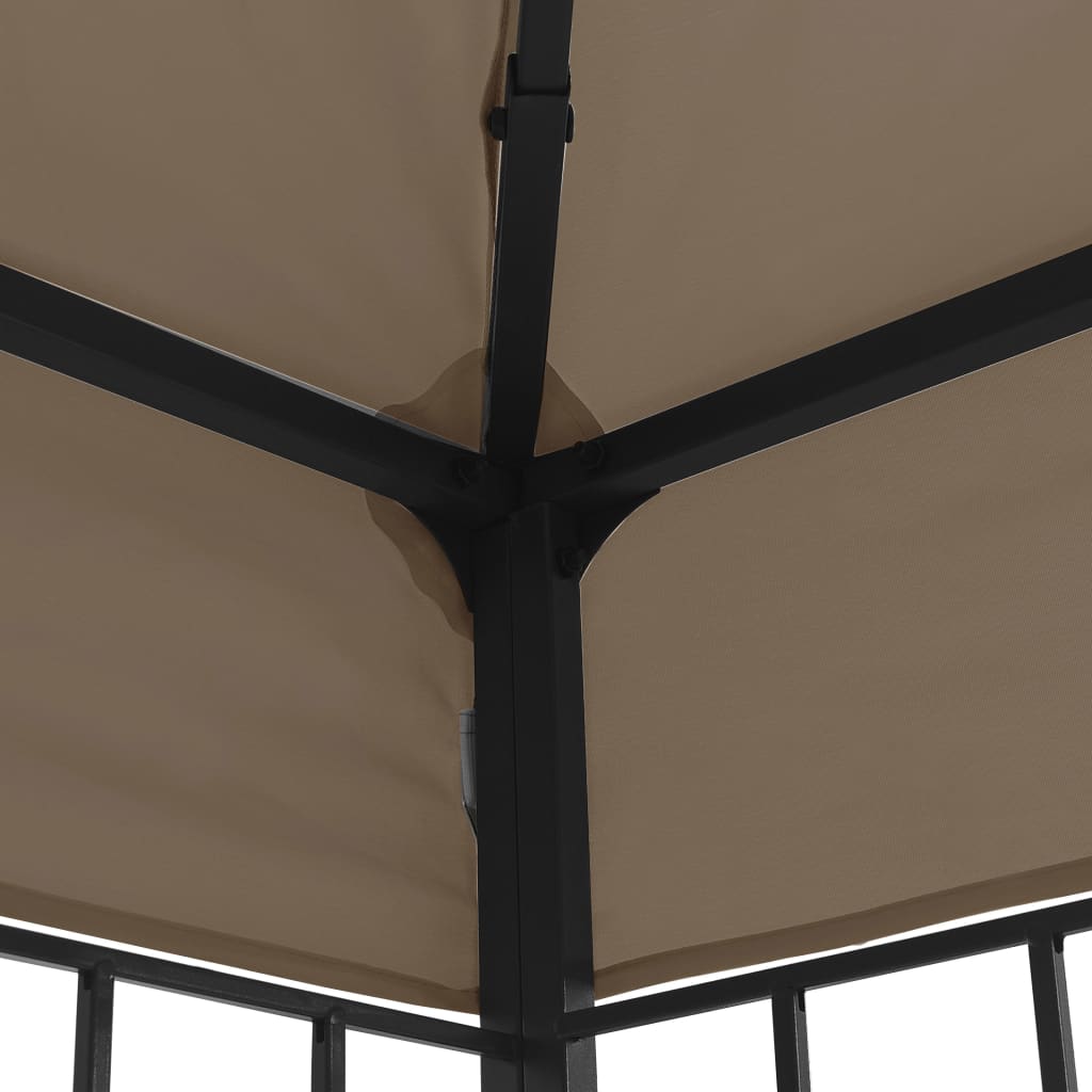 JADE Gazebo, taupe, 3x3m