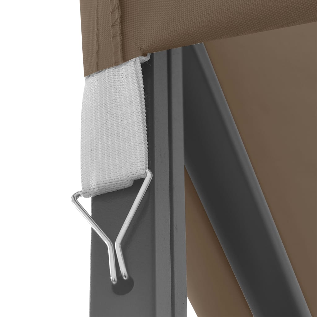 JADE Gazebo, taupe, 3x3m