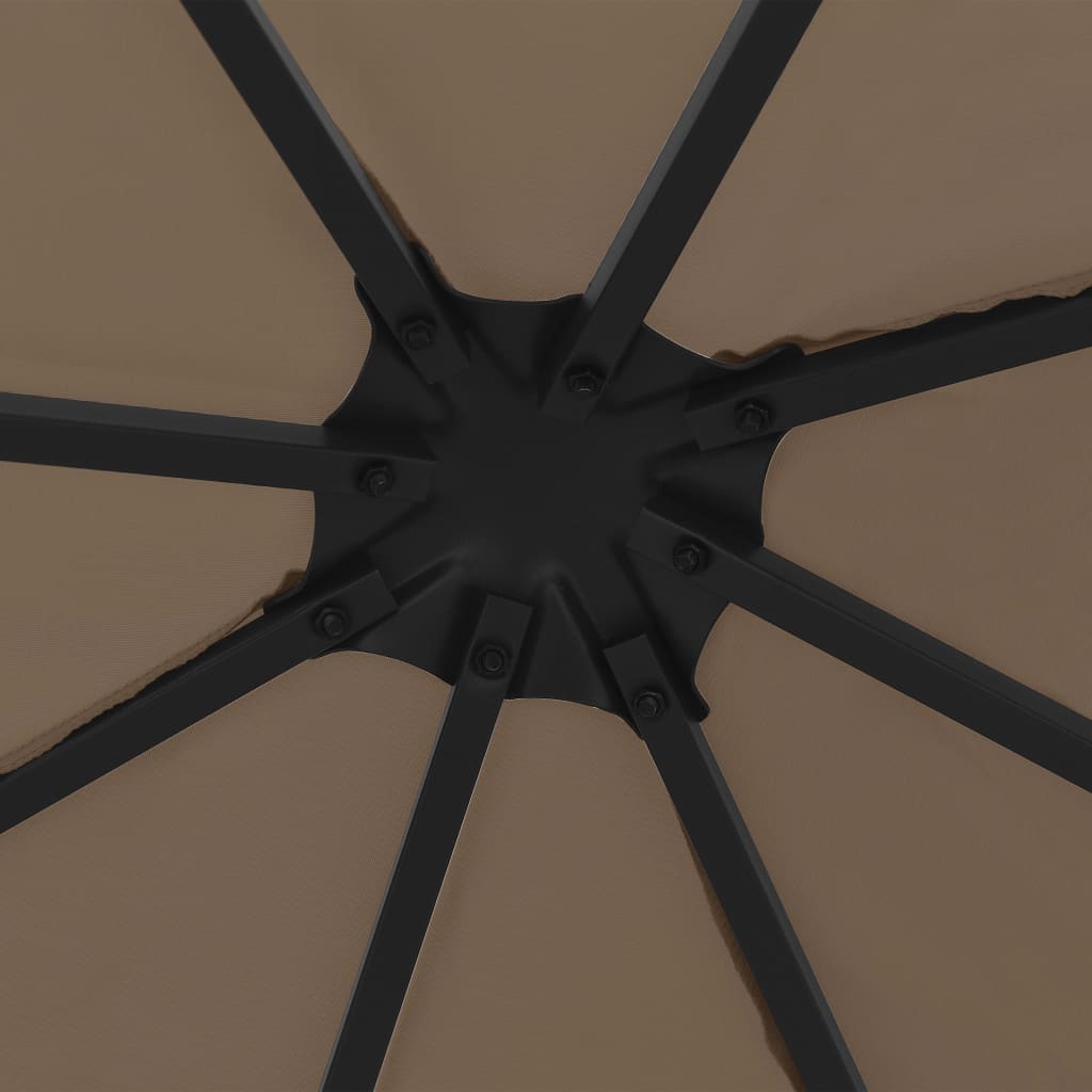 JADE Gazebo, taupe, 3x3m