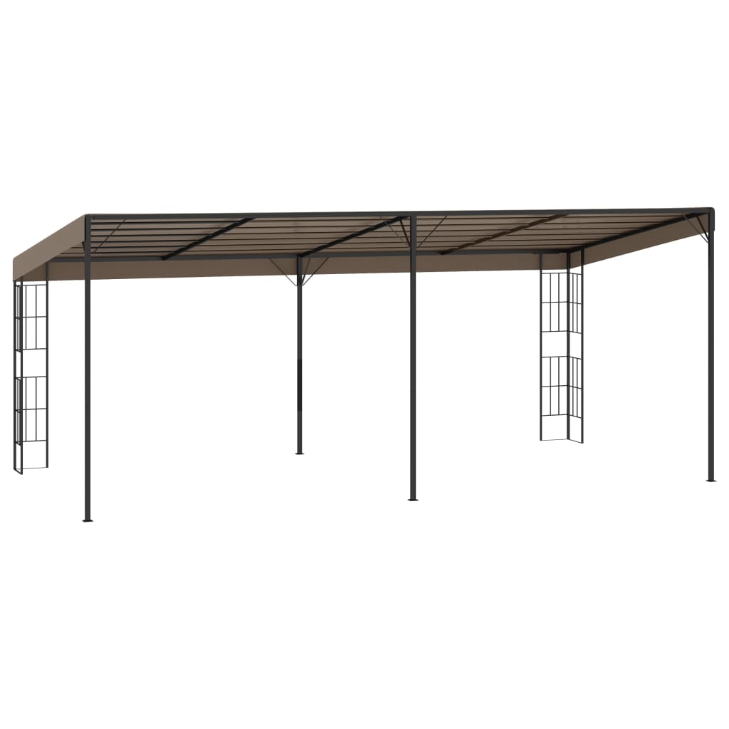 Gazebo JADE, taupe, 6x3m
