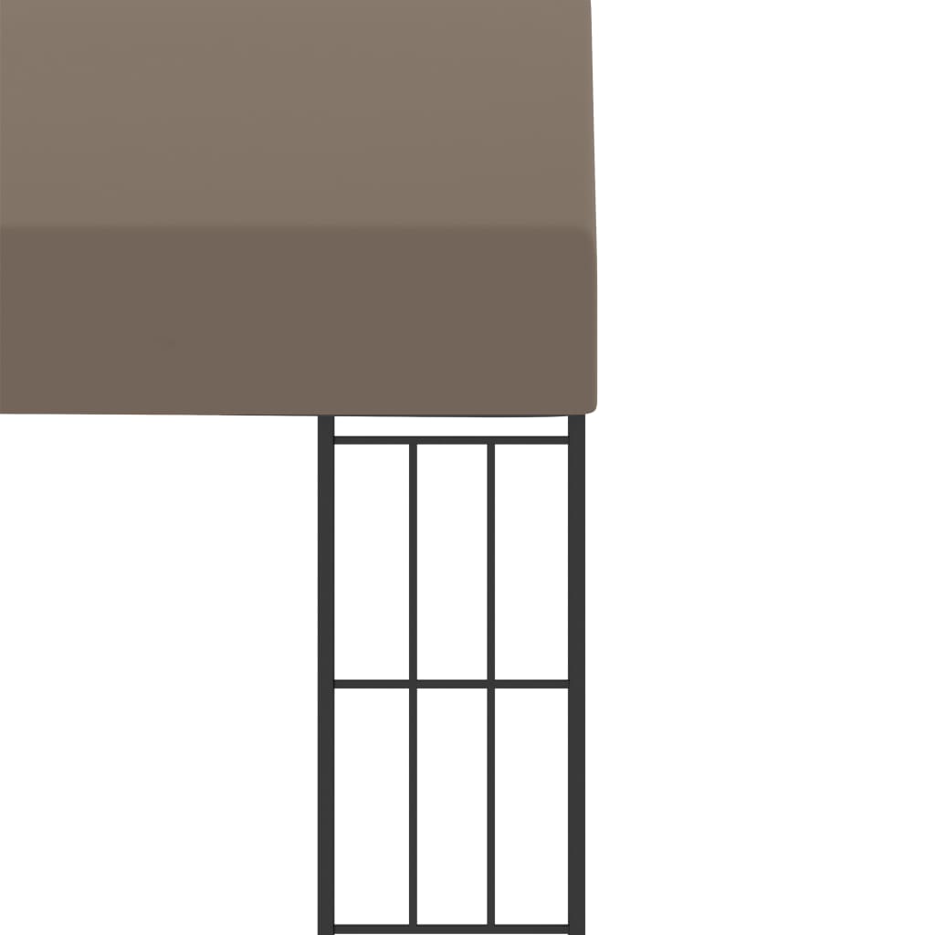 Gazebo JADE, taupe, 6x3m