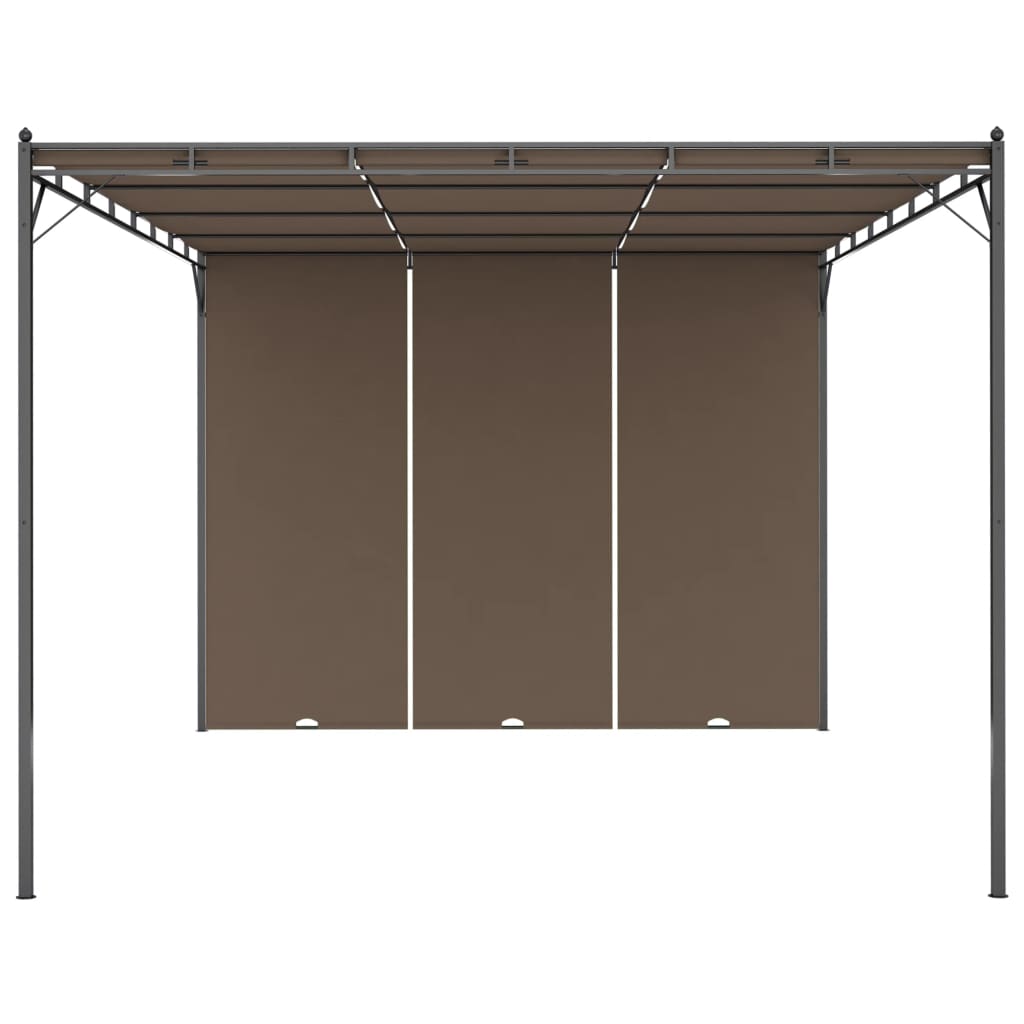 Pergola JADE, taupe, 4x3m