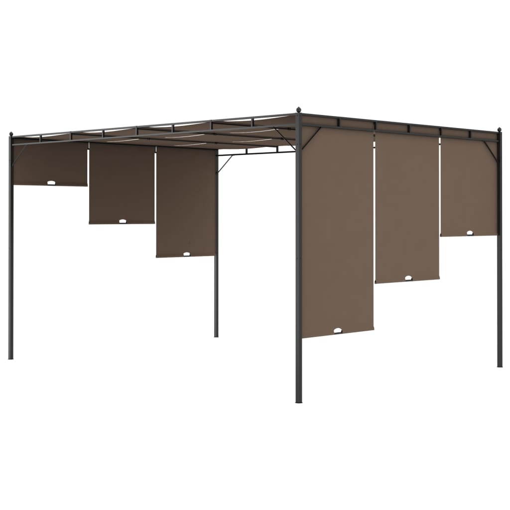 Pergola JADE, taupe, 4x3m