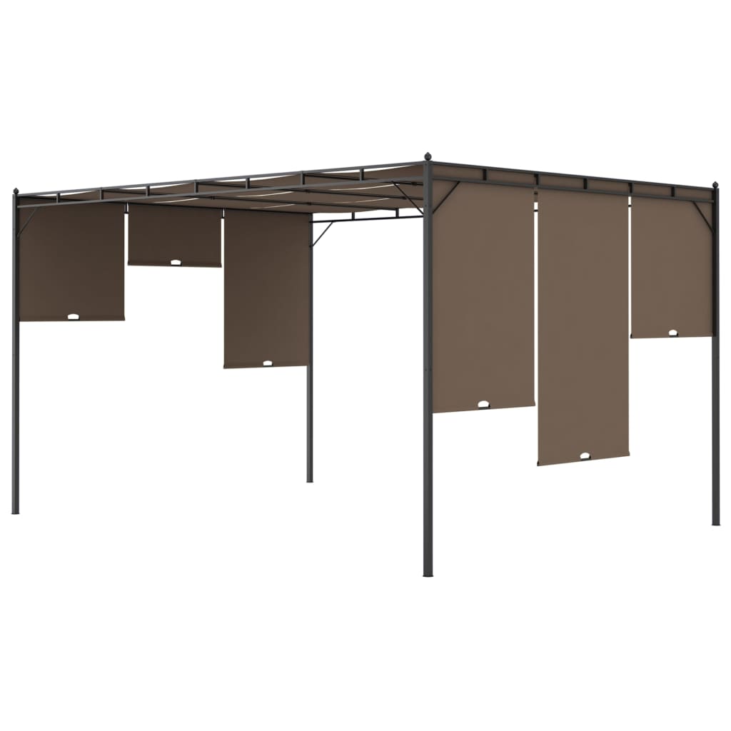 Pergola JADE, taupe, 4x3m
