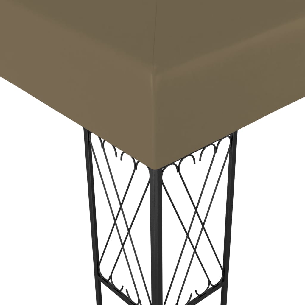 JADE Gazebo, taupe, 3x3m