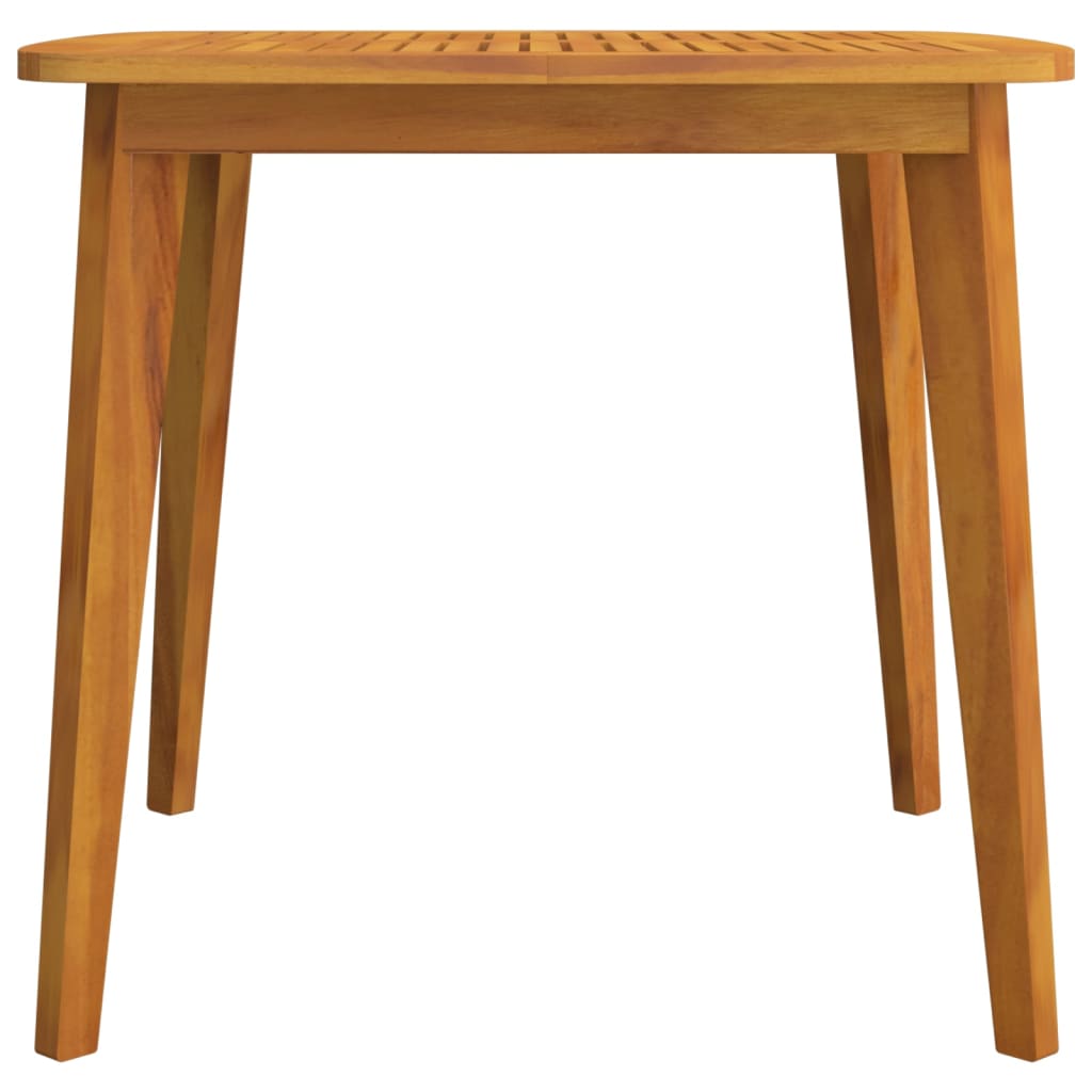 Sodo stalas, 85x85x75cm, akacijos medienos masyvas