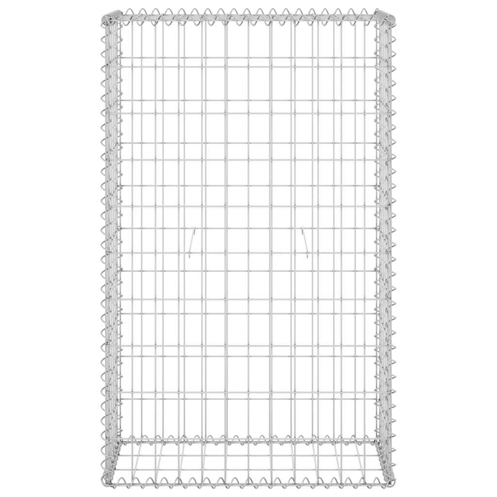 Gabiono siena su dangčiais, 60x30x100cm, galvanizuotas plienas