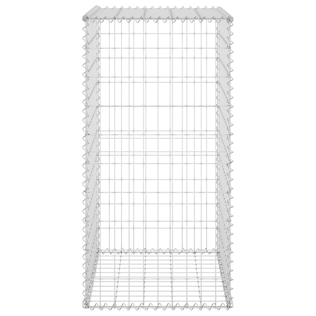 Gabiono siena su dangčiais, 60x50x100cm, galvanizuotas plienas