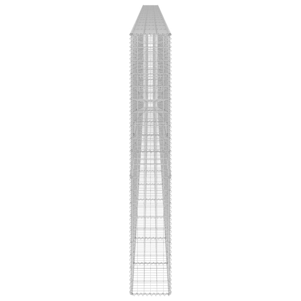 Gabiono siena su dangčiais, 900x30x200cm, galvanizuotas plienas