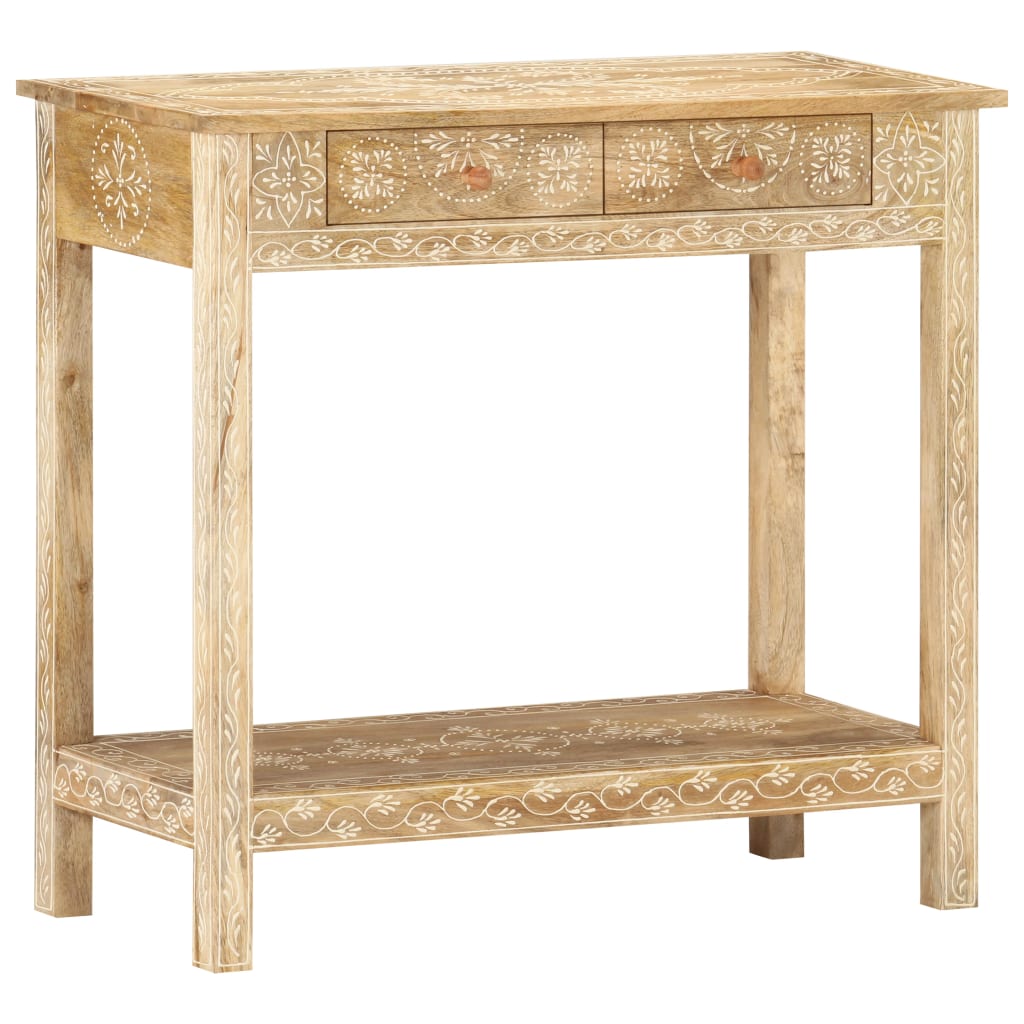 Konsoles galds, 80x35x74cm, masīva mango koksne
