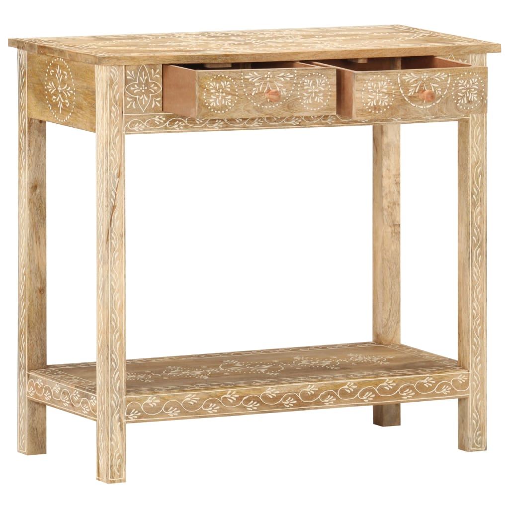 Konsoles galds, 80x35x74cm, masīva mango koksne