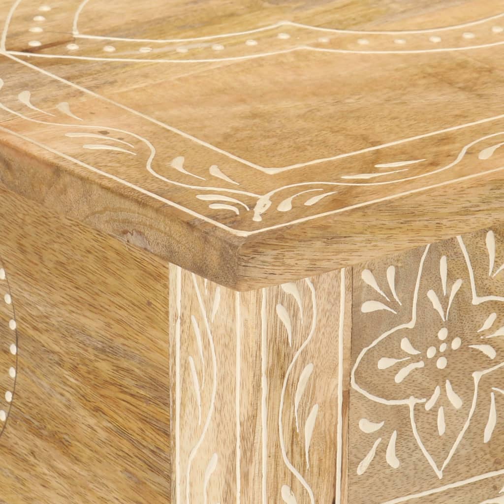 Konsoles galds, 80x35x74cm, masīva mango koksne