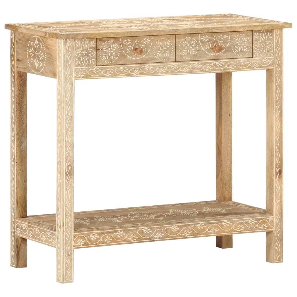 Konsoles galds, 80x35x74cm, masīva mango koksne