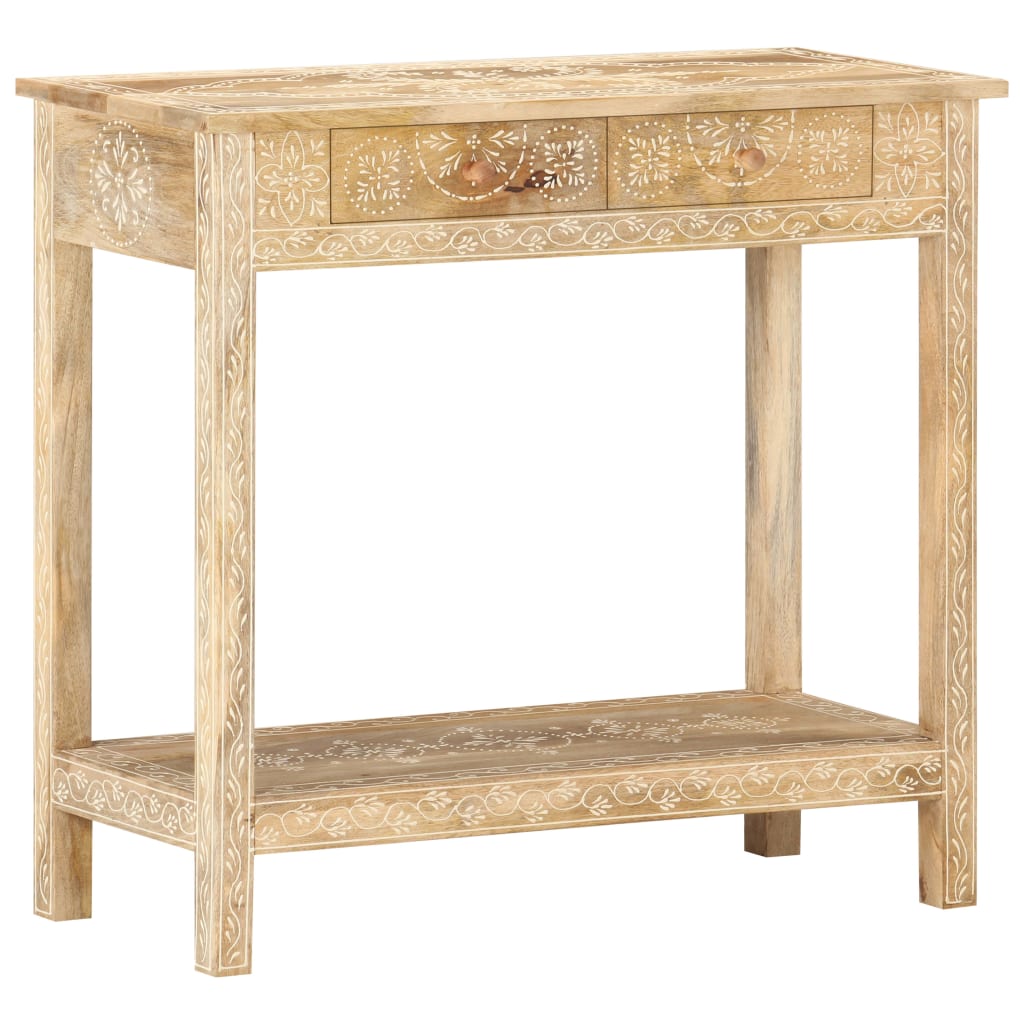 Konsoles galds, 80x35x74cm, masīva mango koksne