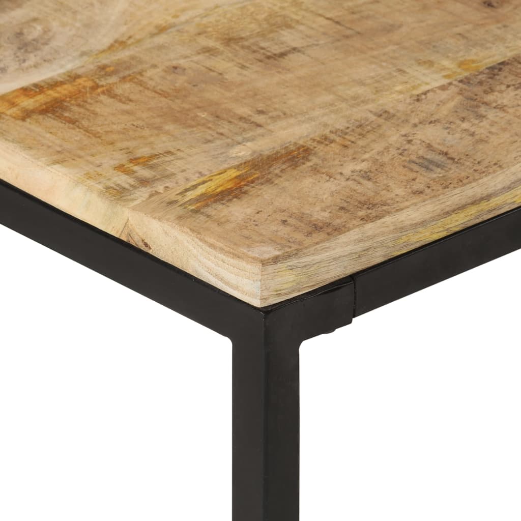 Nesting coffee tables, 2 pcs., solid mango wood