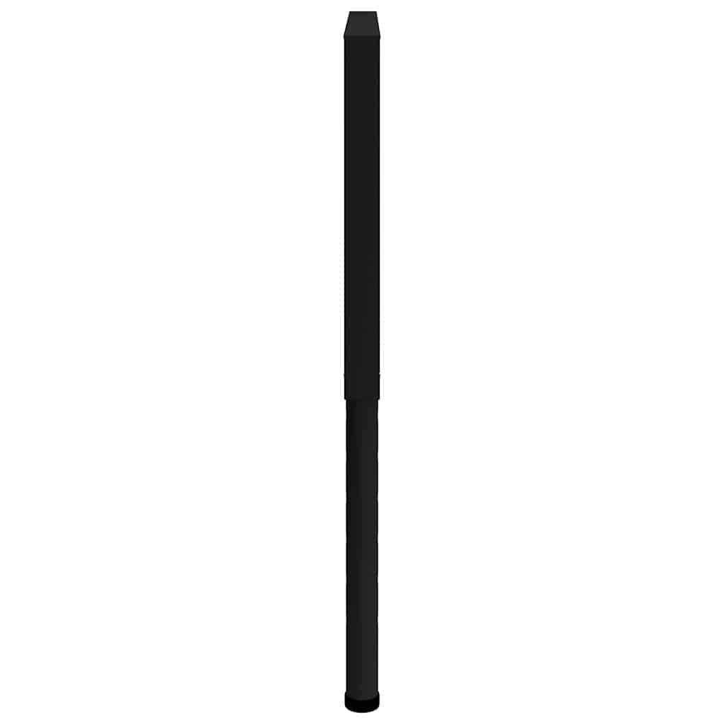 Desk frames, 2 pcs, black, 85x(69-95.5)cm, metal