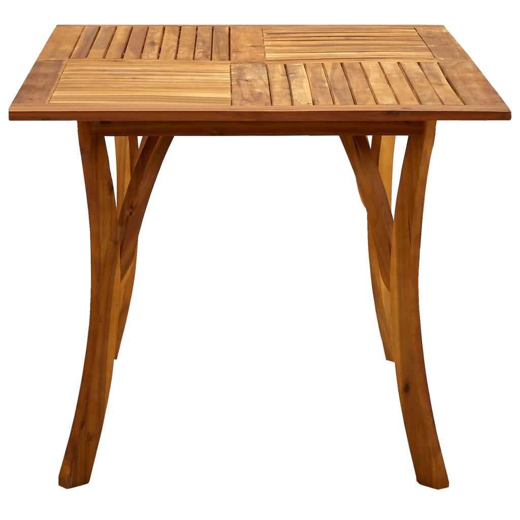 Sodo stalas, 150x90x75cm, akacijos medienos masyvas