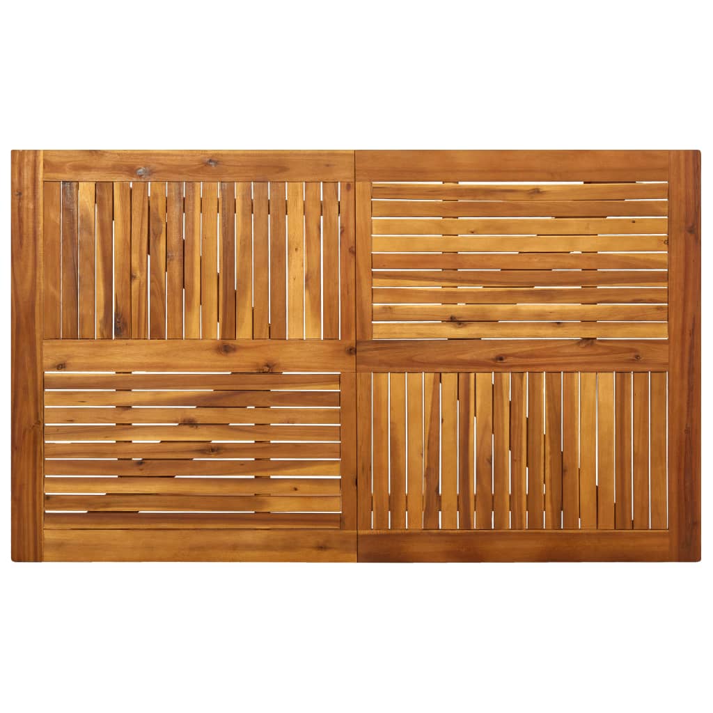 Sodo stalas, 150x90x75cm, akacijos medienos masyvas
