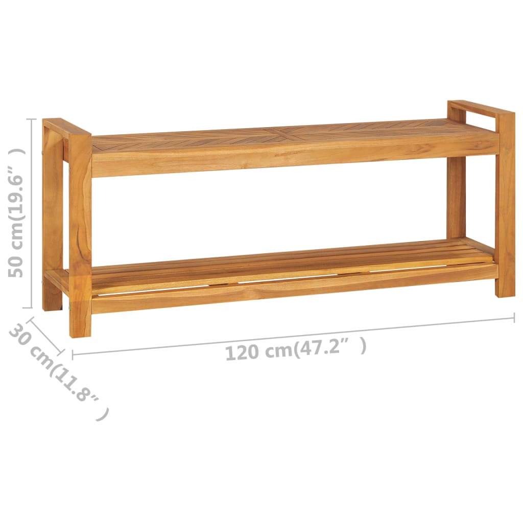 Suoliukas, 120cm, tikmedžio medienos masyvas