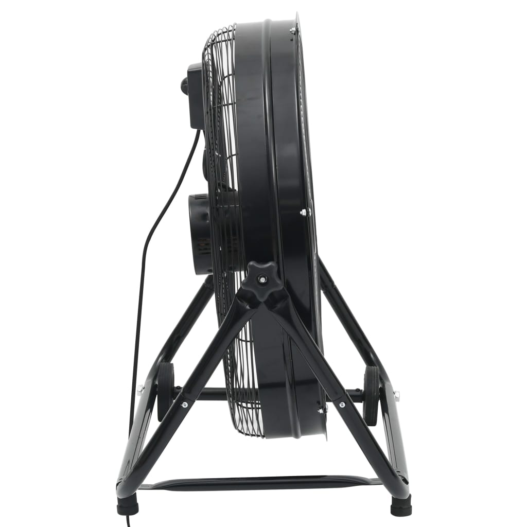 Pramoninis ventiliatorius, juodas, 60cm, 172,5W, būgno formos