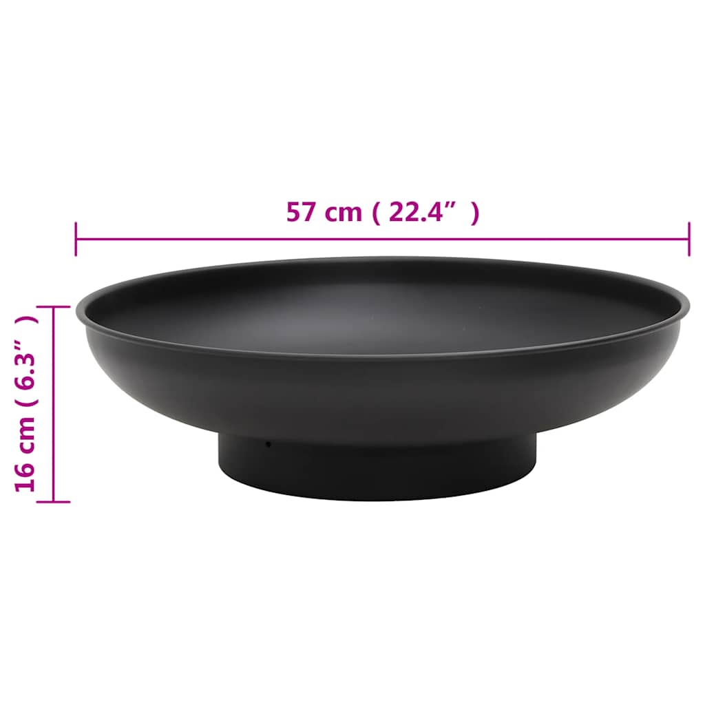 Fire pit, 57cm, steel