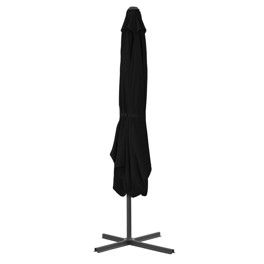 Sodo skėtis BRONSON, juoda, 250x250x230cm