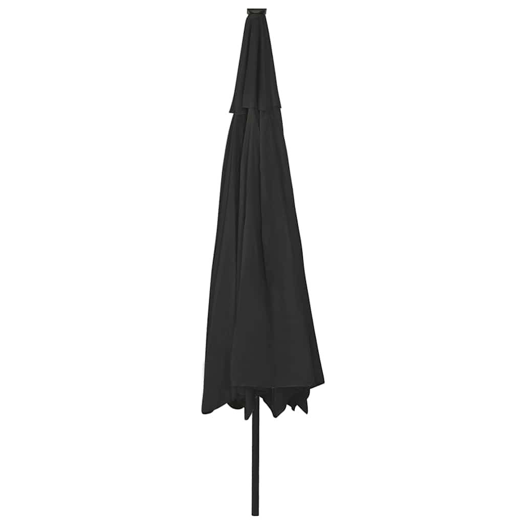 Sodo skėtis LED BRUNO, juoda, 400x250cm