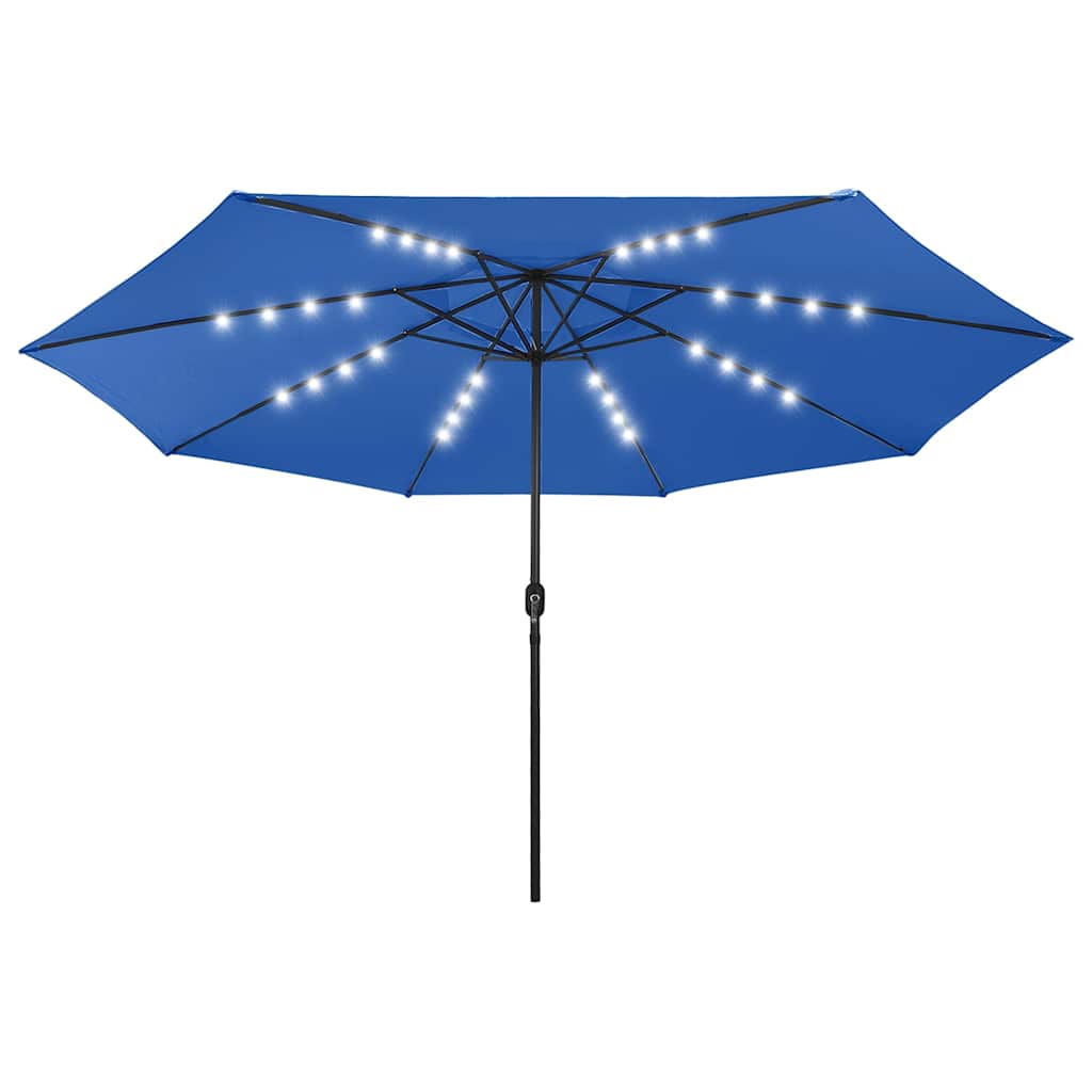 Sodo skėtis LED BRUNO, mėlyna, 400x250cm