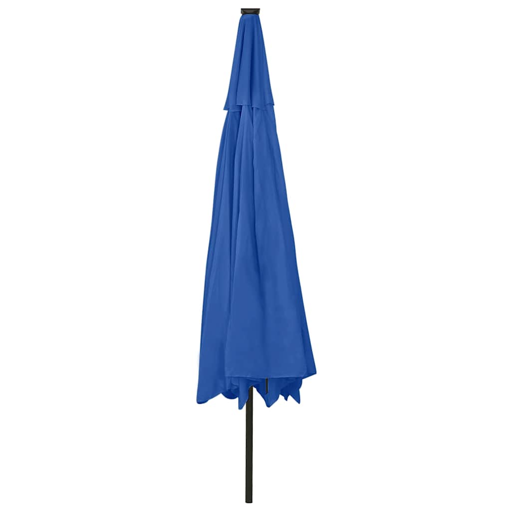 Sodo skėtis LED BRUNO, mėlyna, 400x250cm