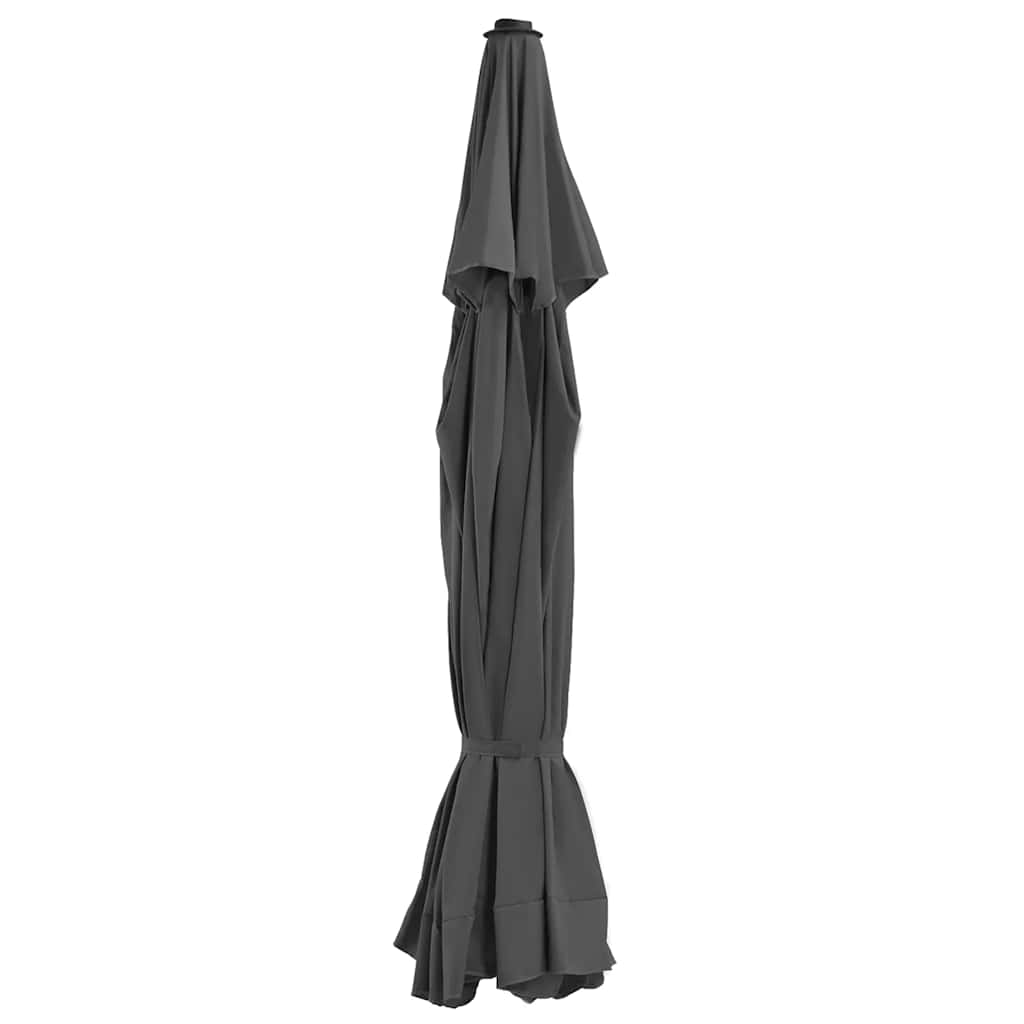 Pakaitinis audinys lauko skėčiui nuo saulės, antracito, 515cm