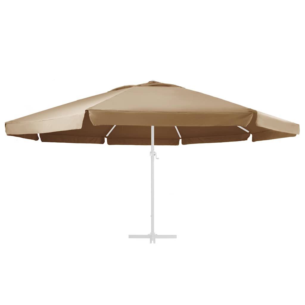 Pakaitinis audinys lauko skėčiui nuo saulės, taupe, 610cm