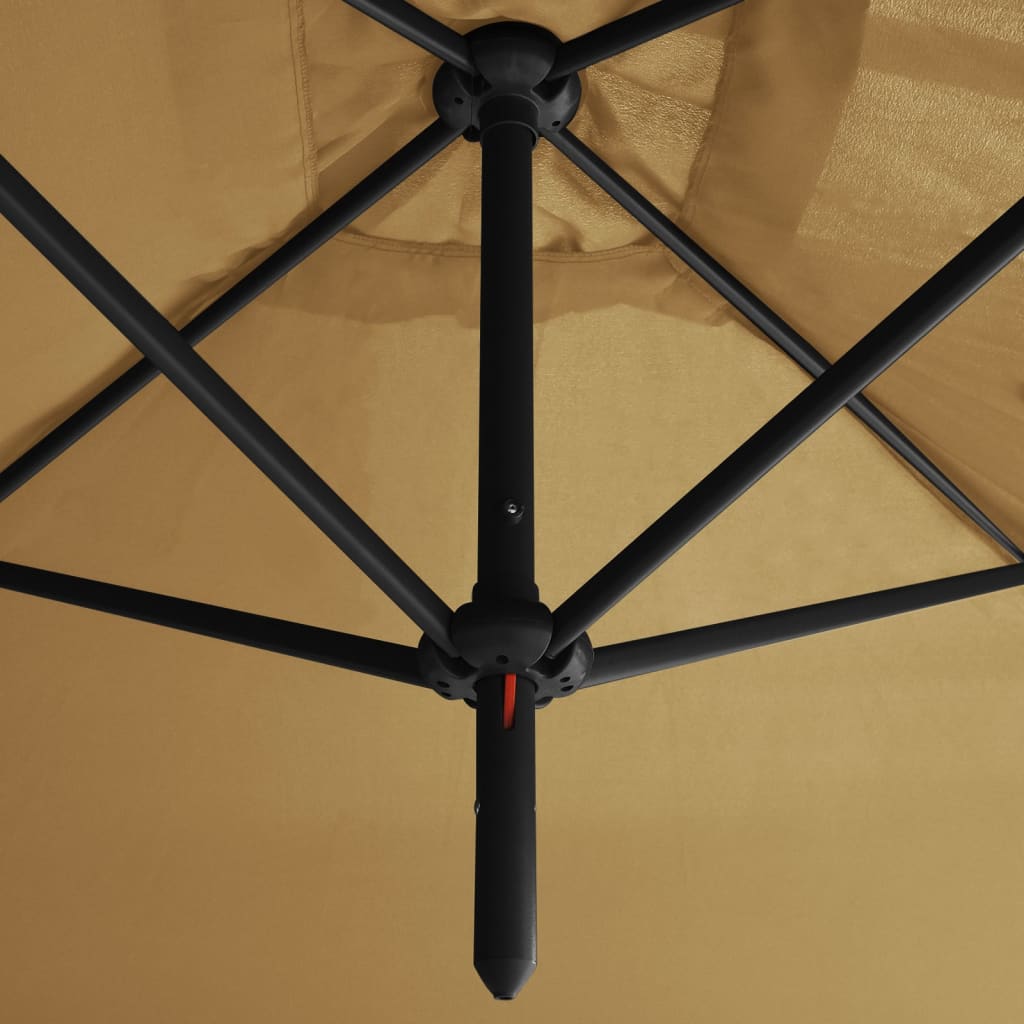 Sodo skėtis BRYANT, taupe, 600x290x260cm