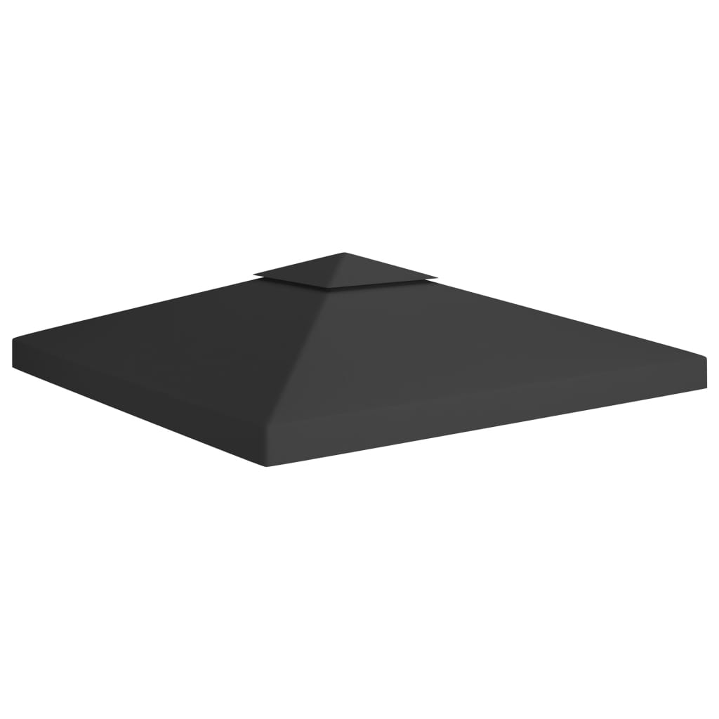 Lapenes pārvalks, 2 līmeņu, melns, 3x3m, 310 g/m²