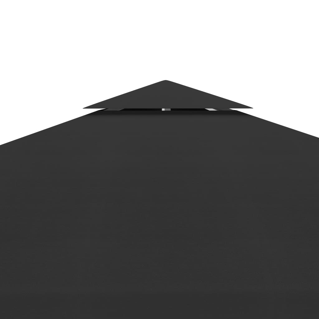 Lapenes pārvalks, 2 līmeņu, melns, 3x3m, 310 g/m²