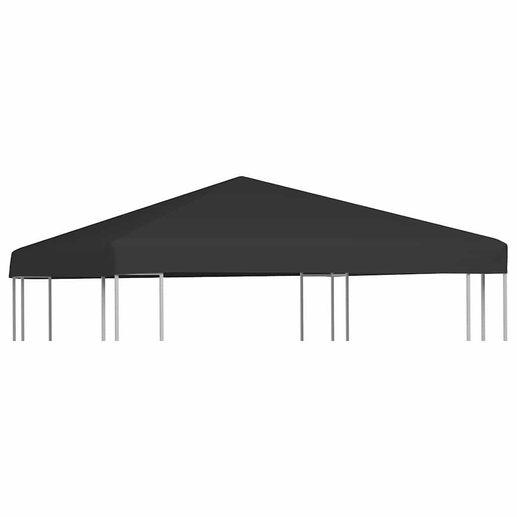 Gazebo canopy, black, 3x3m, 270 gsm