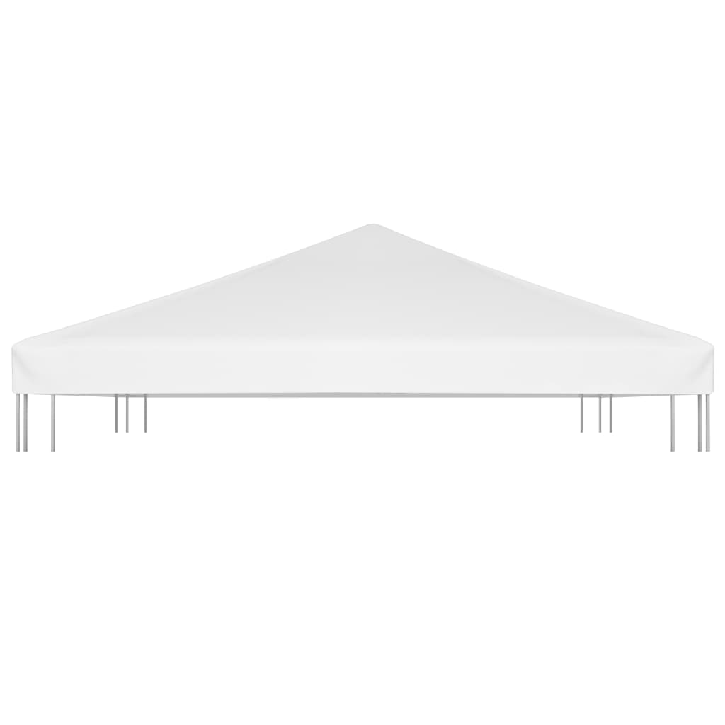 Viršutinis pavėsinės uždangalas, baltos spalvos, 4x3m, 270 g/m²