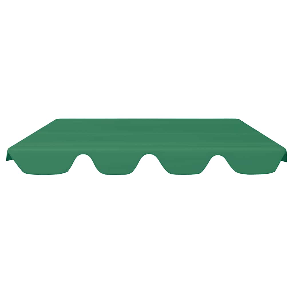 Replacement canopy for garden swing, green, 188/168x145/110cm