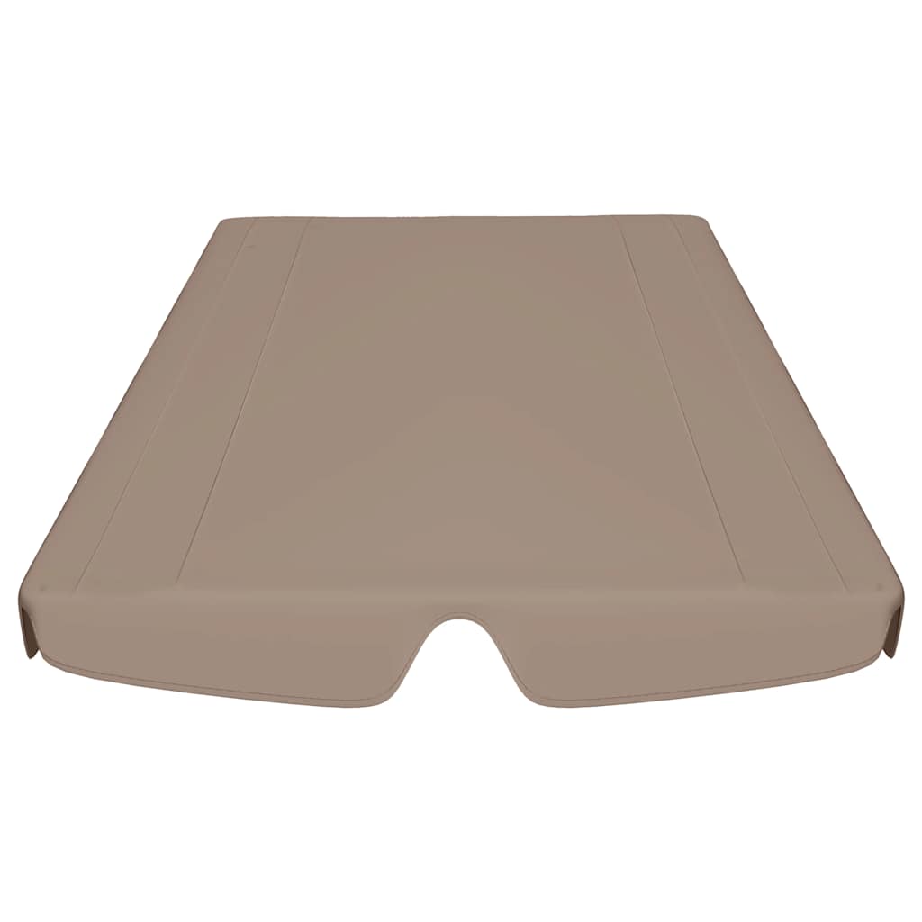 Pakaitinis skliautas sodo sūpynėms, taupe, 150/130x105/70cm