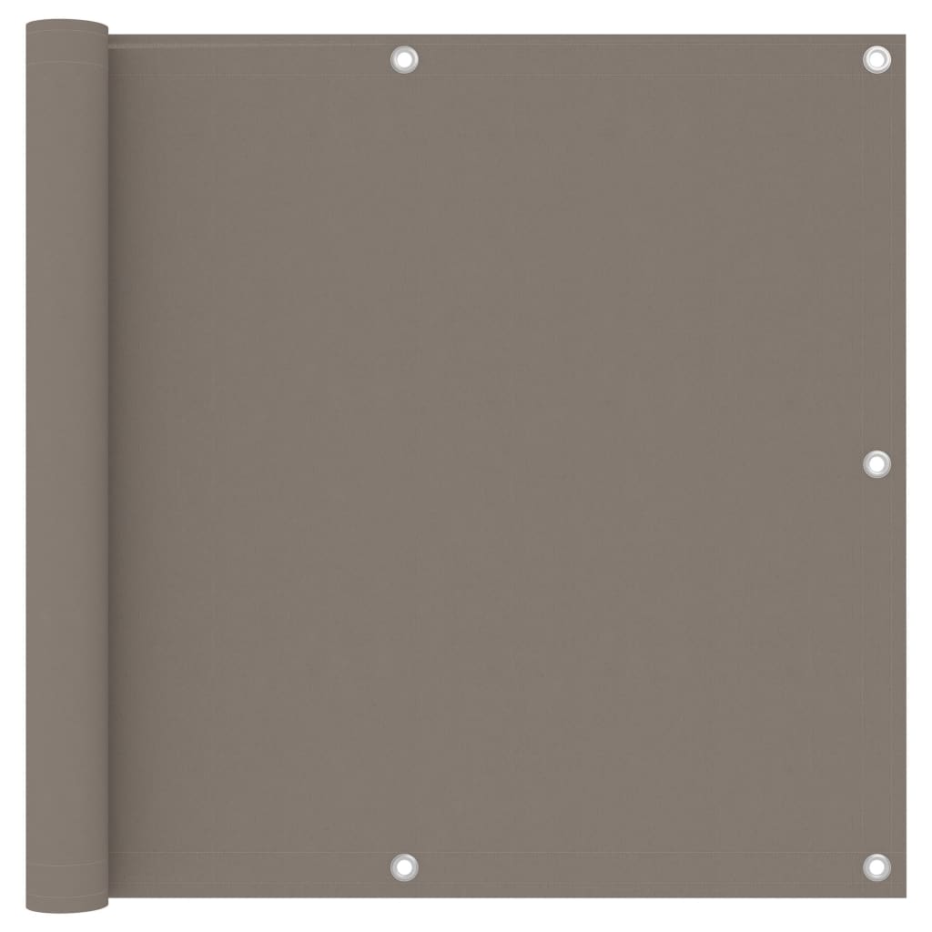 Balkona starpsiena, taupes krāsas, 90x600cm, Oksfordas audums