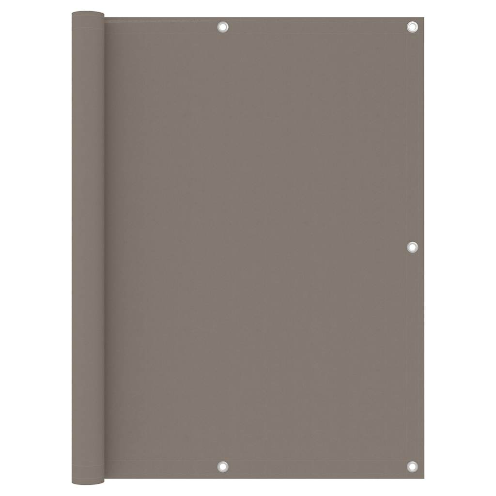 Balkono pertvara, taupe spalvos, 120x500cm, oksfordo audinys
