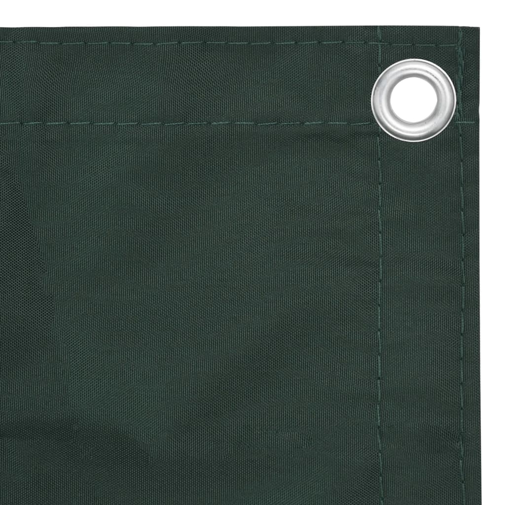 Balcony privacy screen, dark green, 90x600cm, Oxford fabric