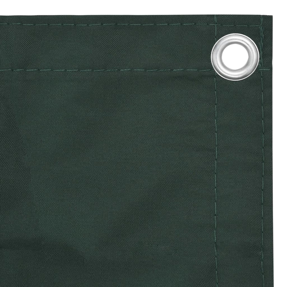 Balcony privacy screen, dark green, 90x600cm, Oxford fabric