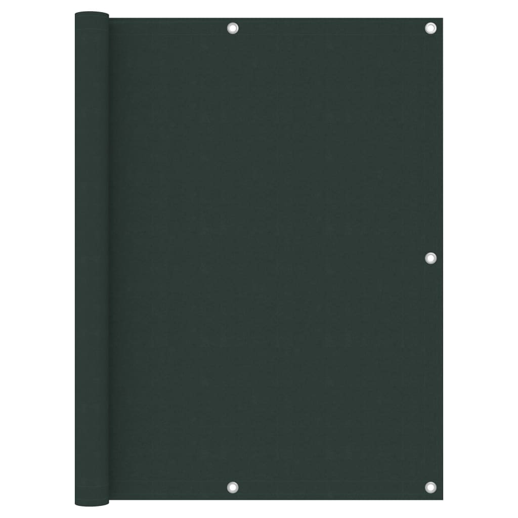 Balcony privacy screen, dark green, 120x500cm, Oxford fabric