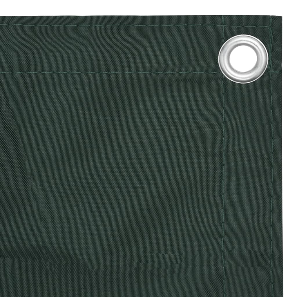 Balcony privacy screen, dark green, 120x500cm, Oxford fabric